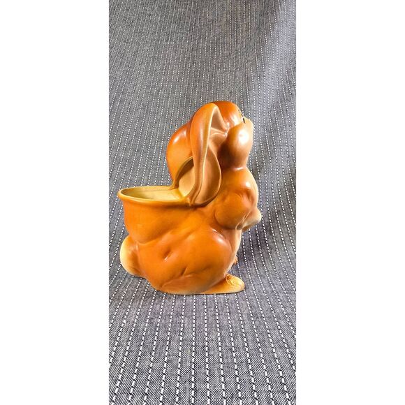 Rare Vintage Kitschy Bunny Rabbit Planter - Picture 3 of 9